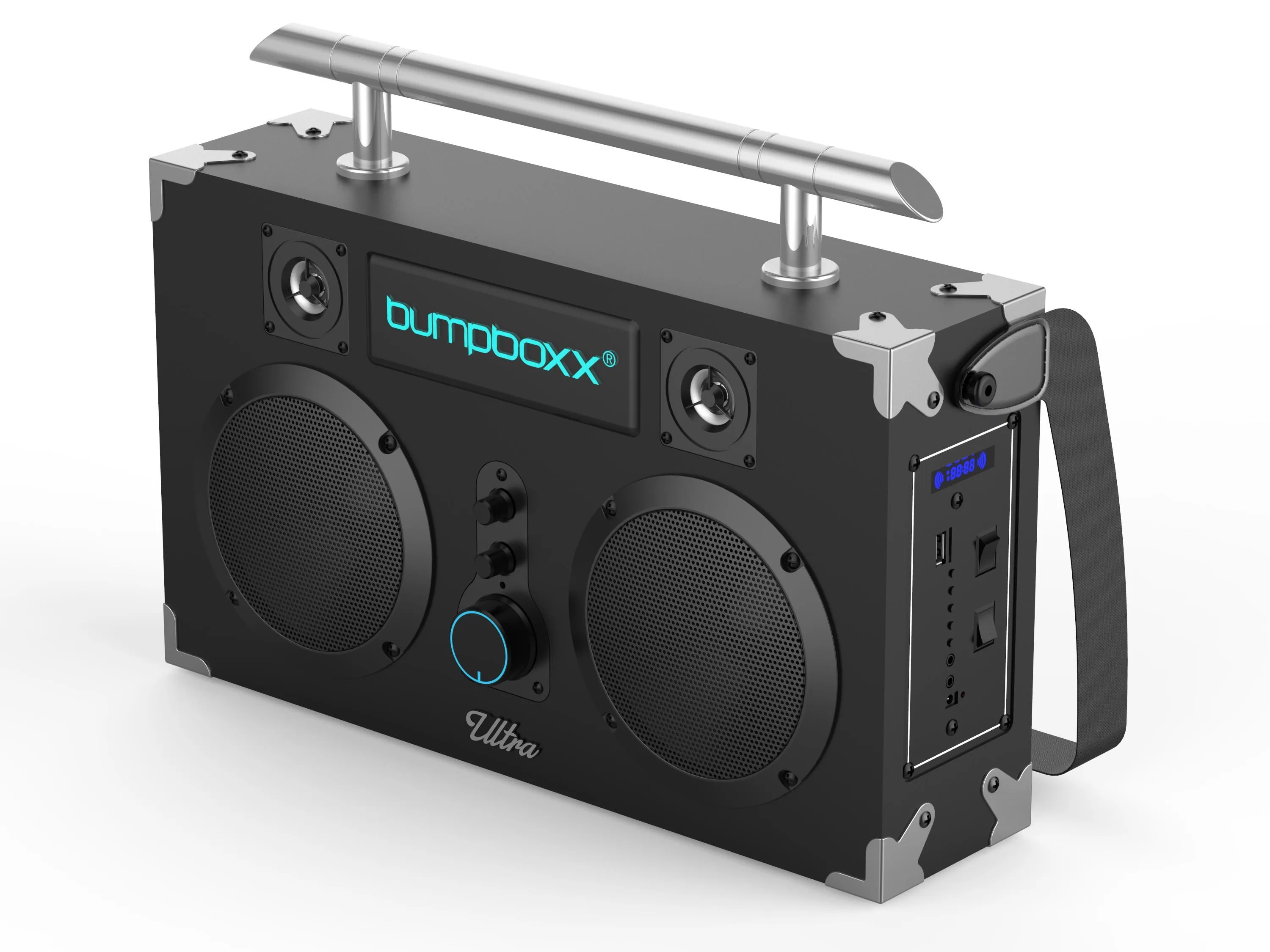 Bumpboxx Utra Bluetooth Boombox, Carbon
