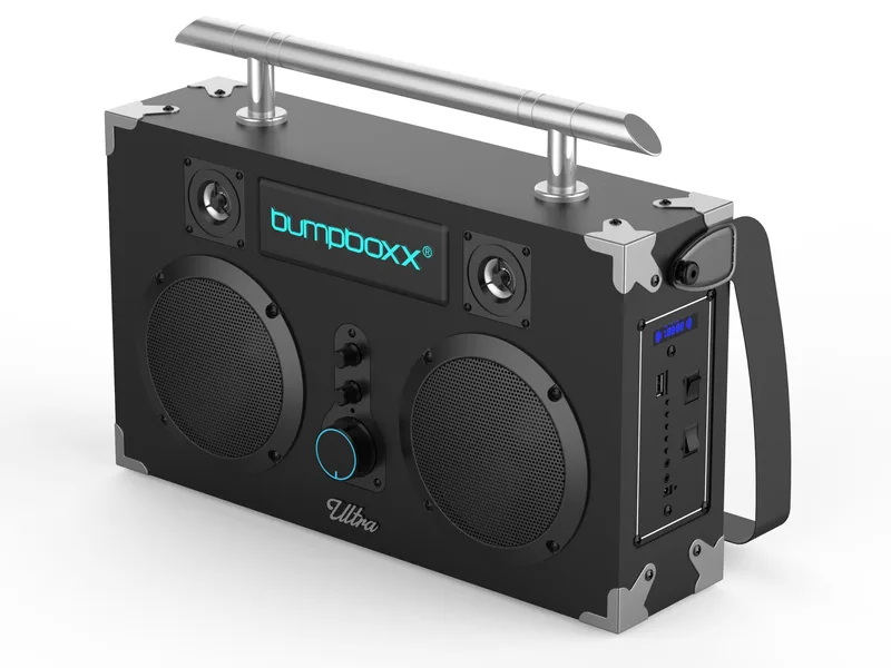 Bumpboxx Utra Bluetooth Boombox, Carbon