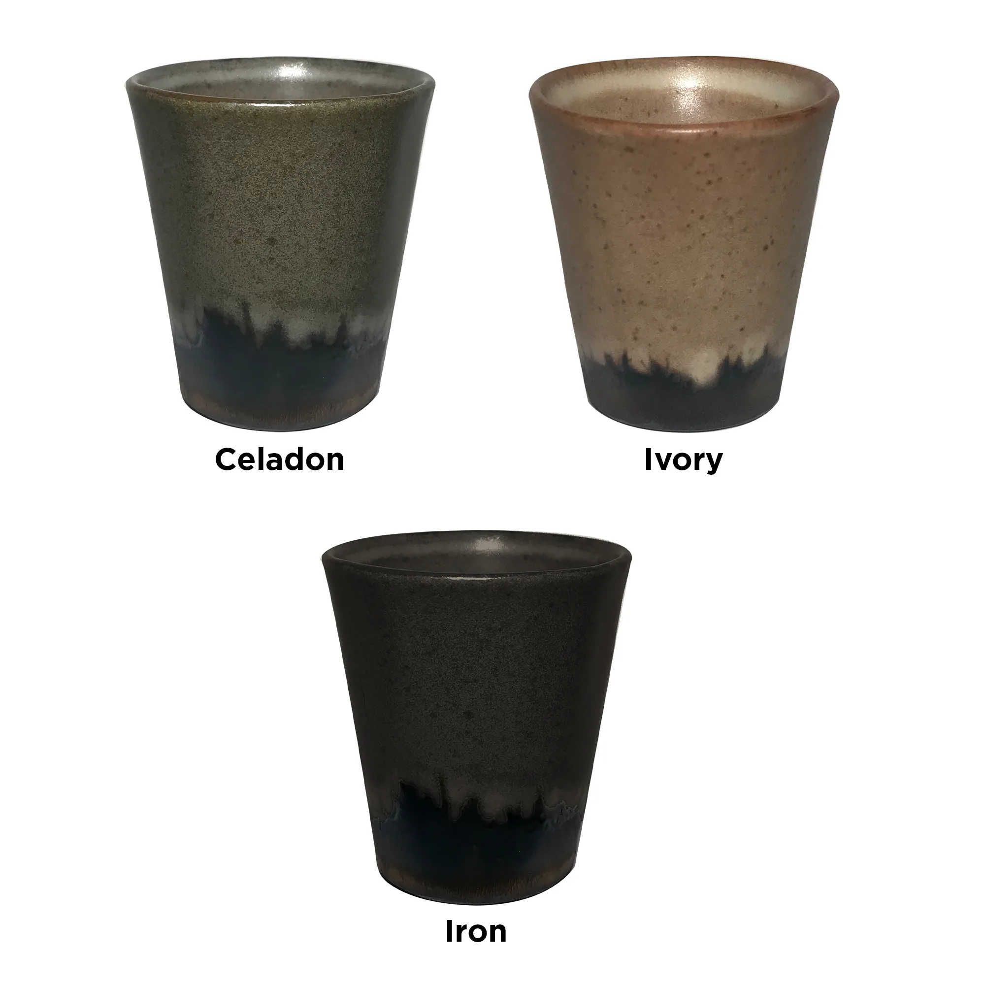 ACE USA Tonal Bottom 2oz Stoneware Shot Glass view 2