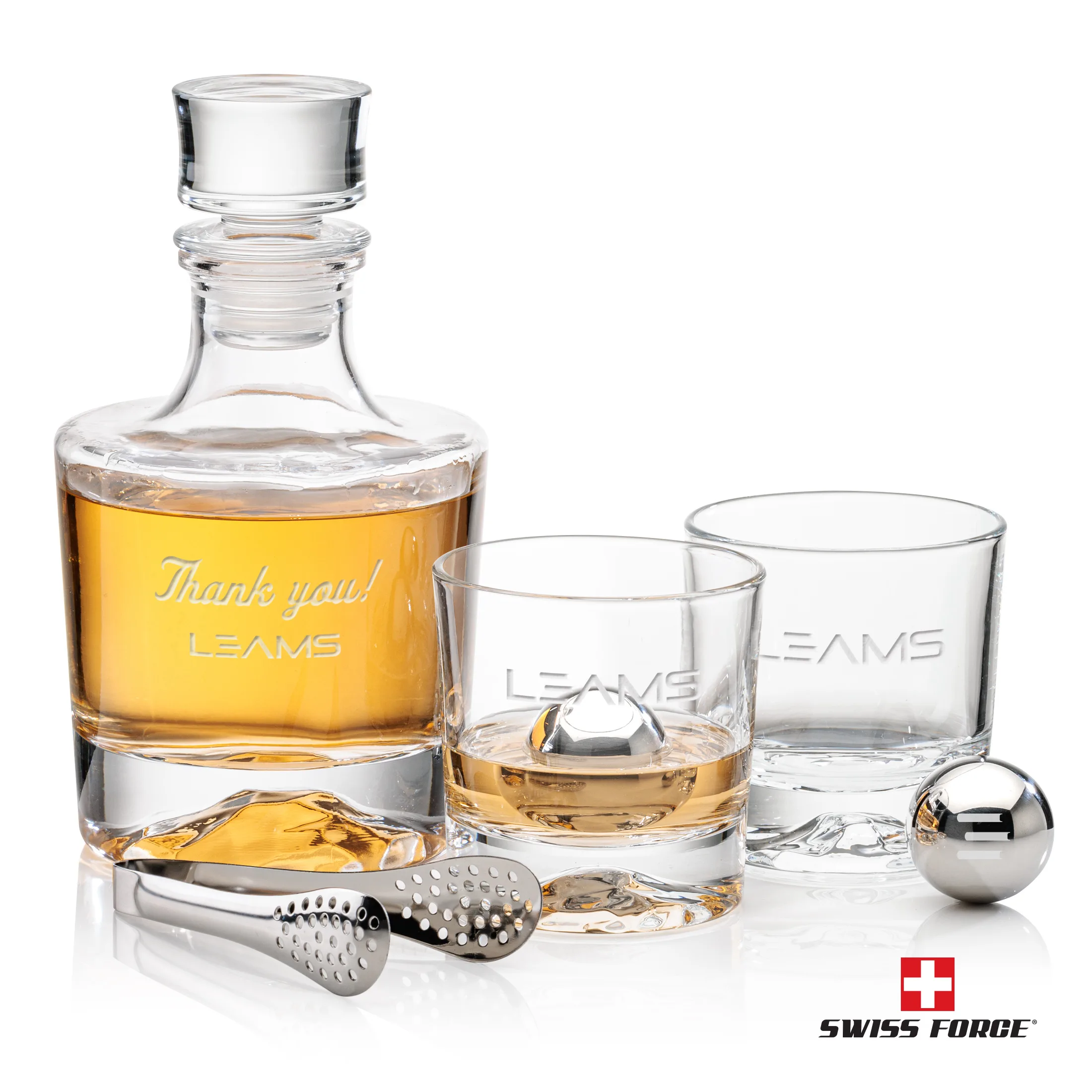 Whiskey Ball Set, Laser Engraving