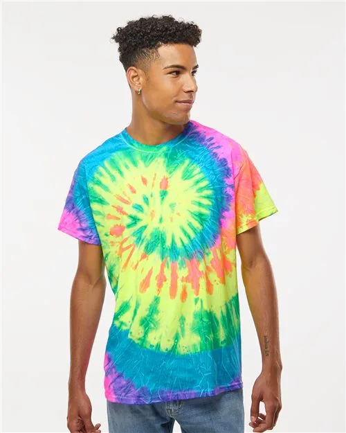 COLORTONE® Unisex Multi-Color Tie-Dyed Short Sleeve T-Shirt