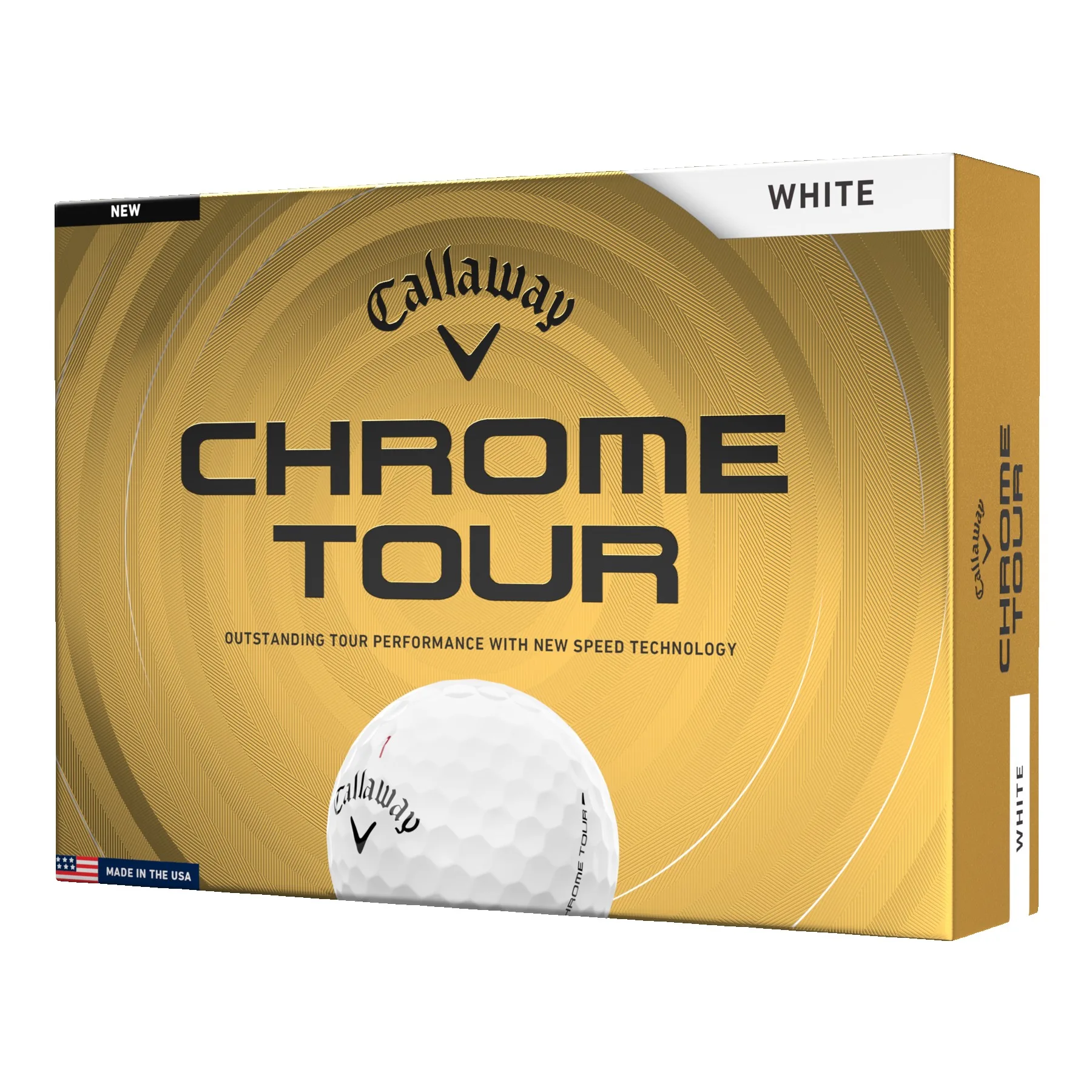 Callaway Chrome Tour Golf Balls - White