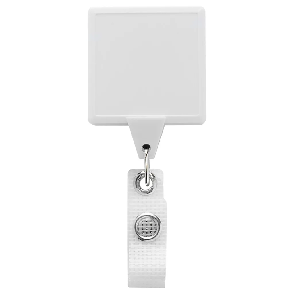Jumbo Anti-Microbial Square Retractable Badge Reel view 2
