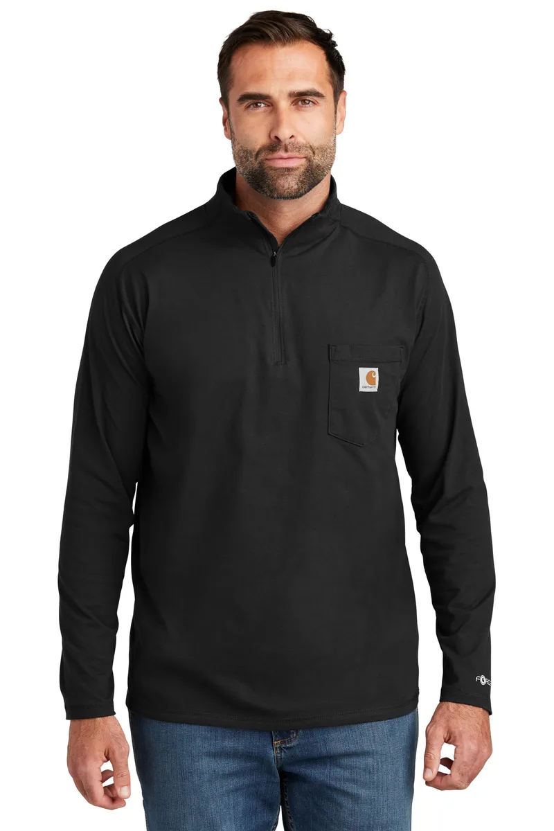 Carhartt Force® 1/4-Zip Long Sleeve T-Shirt view 5