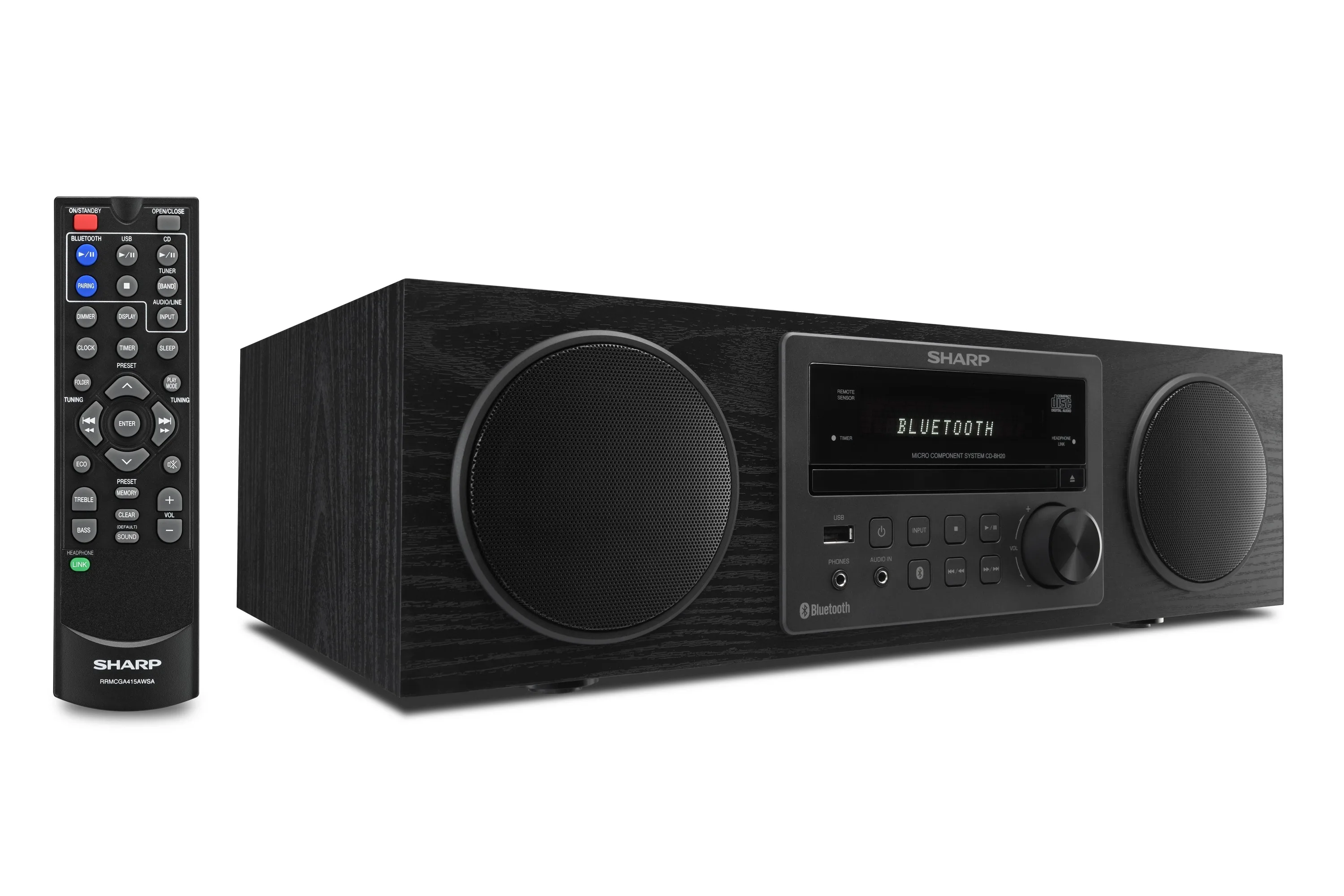 Sharp® Black Micro Component System Stereo