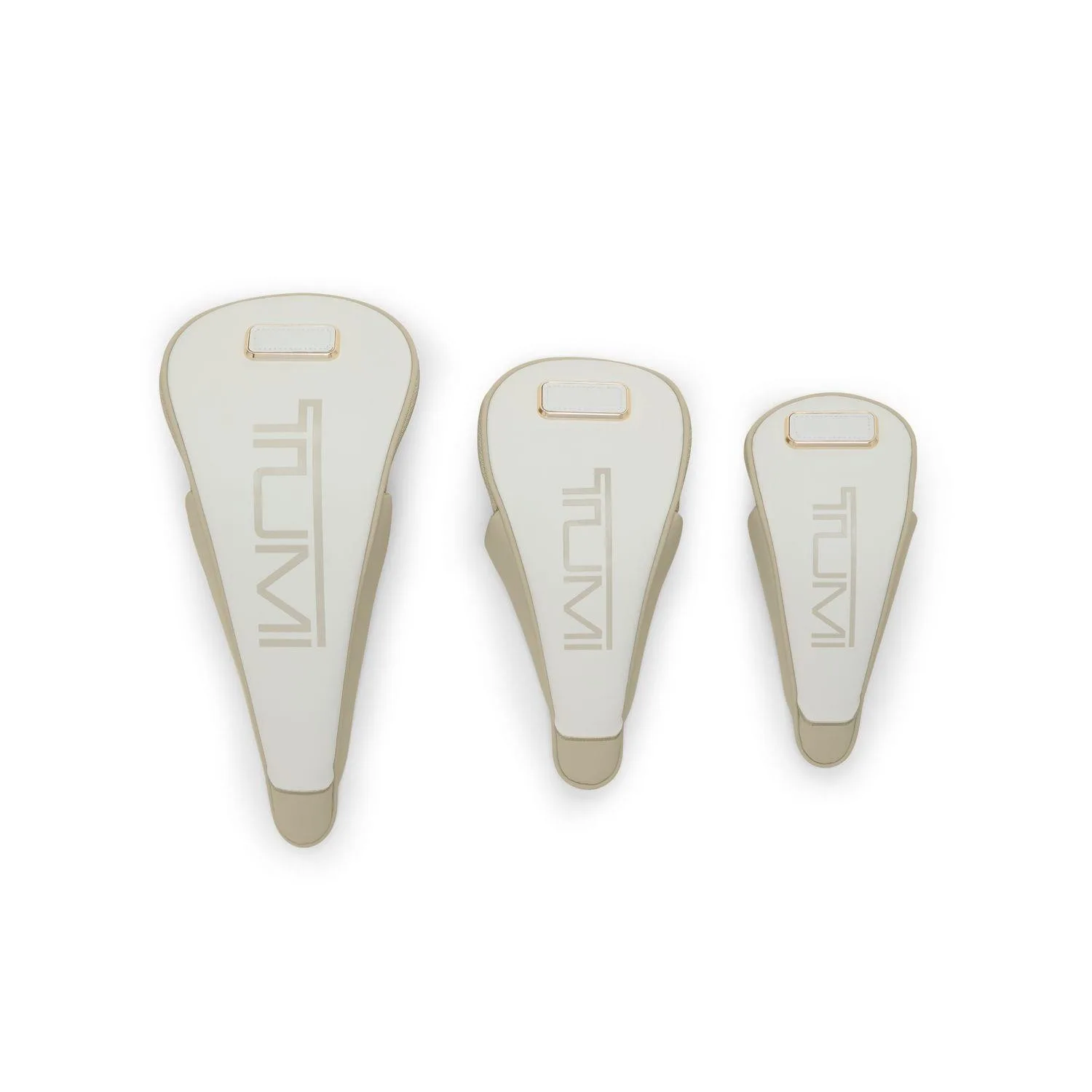 Tumi Travel Access Three Pack Golf Club Cover Set - Off White/Tan