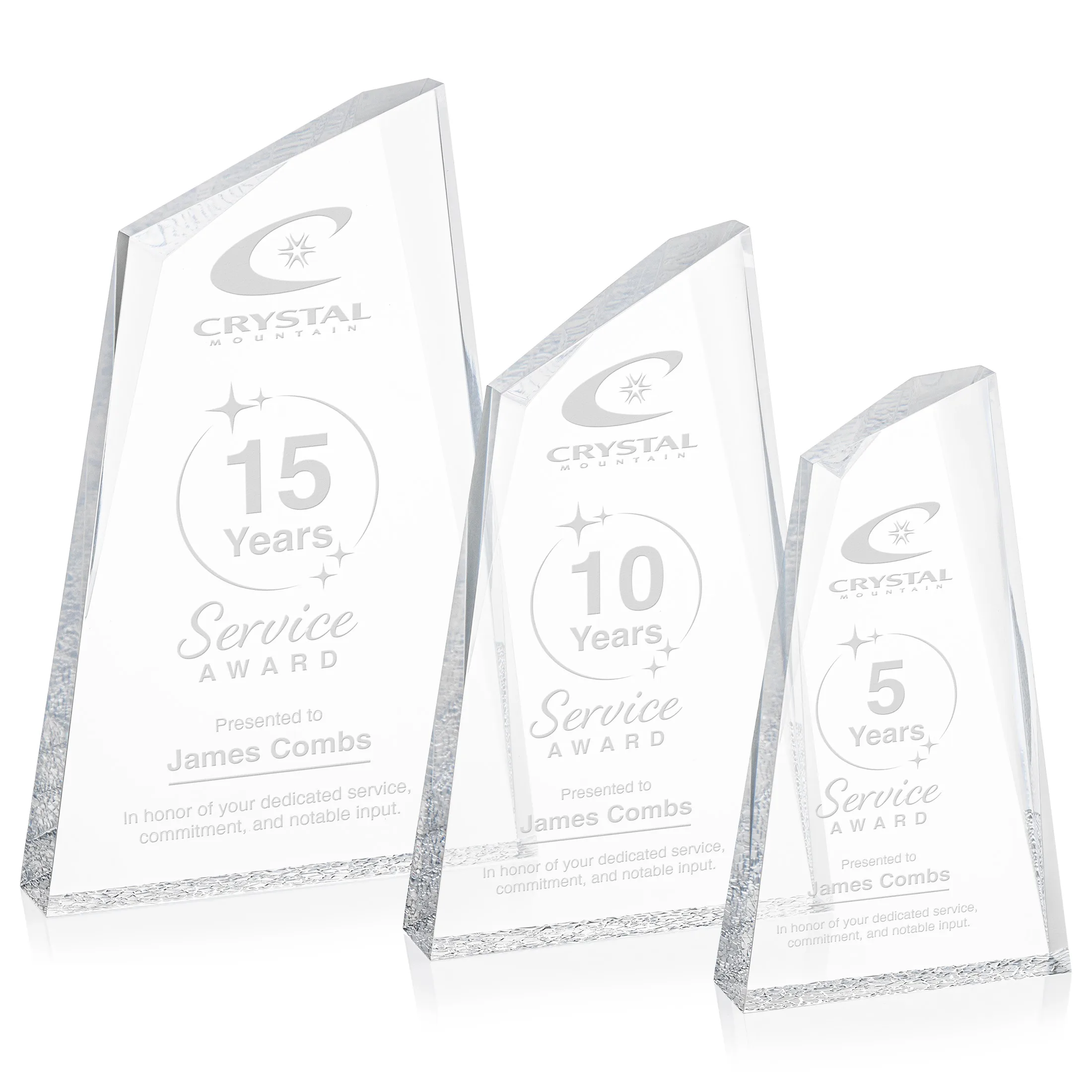 Laser Engraving, Clear