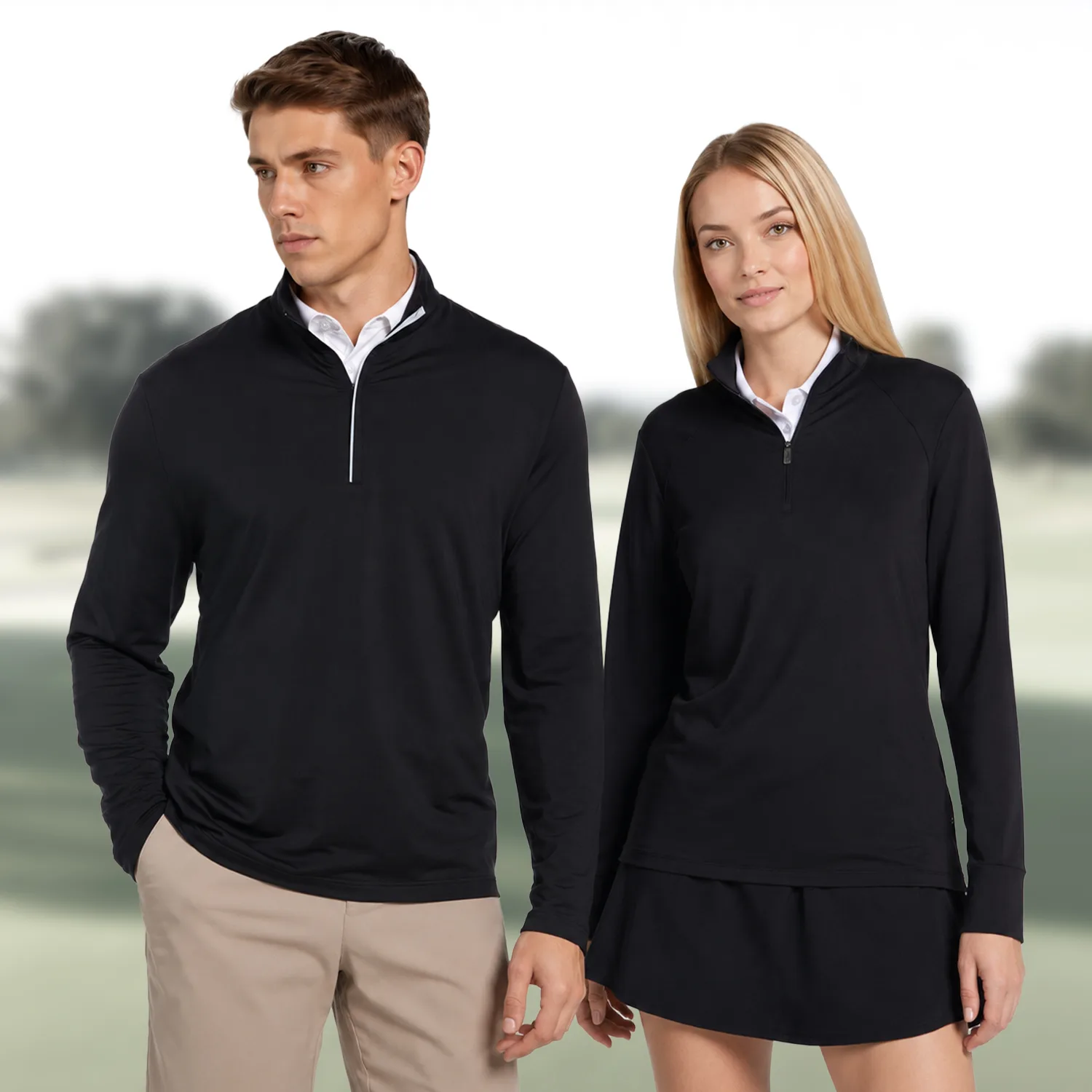 Callaway® UPF50 French Terry Men's Performance 1/4-Zip with Custom Logo view 6