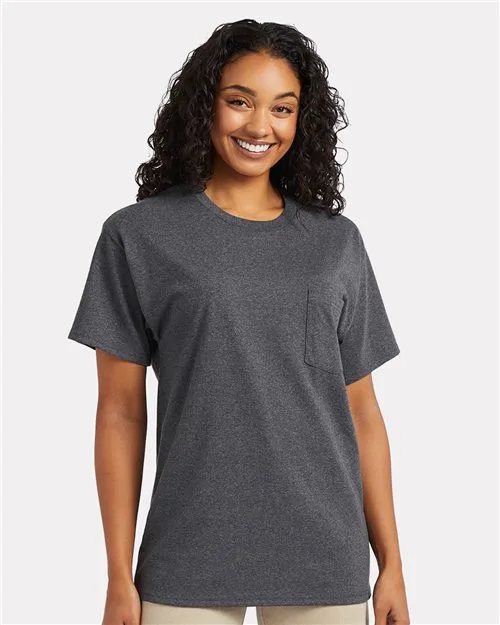Hanes® Essential-T Pocket Short Sleeve T-Shirt