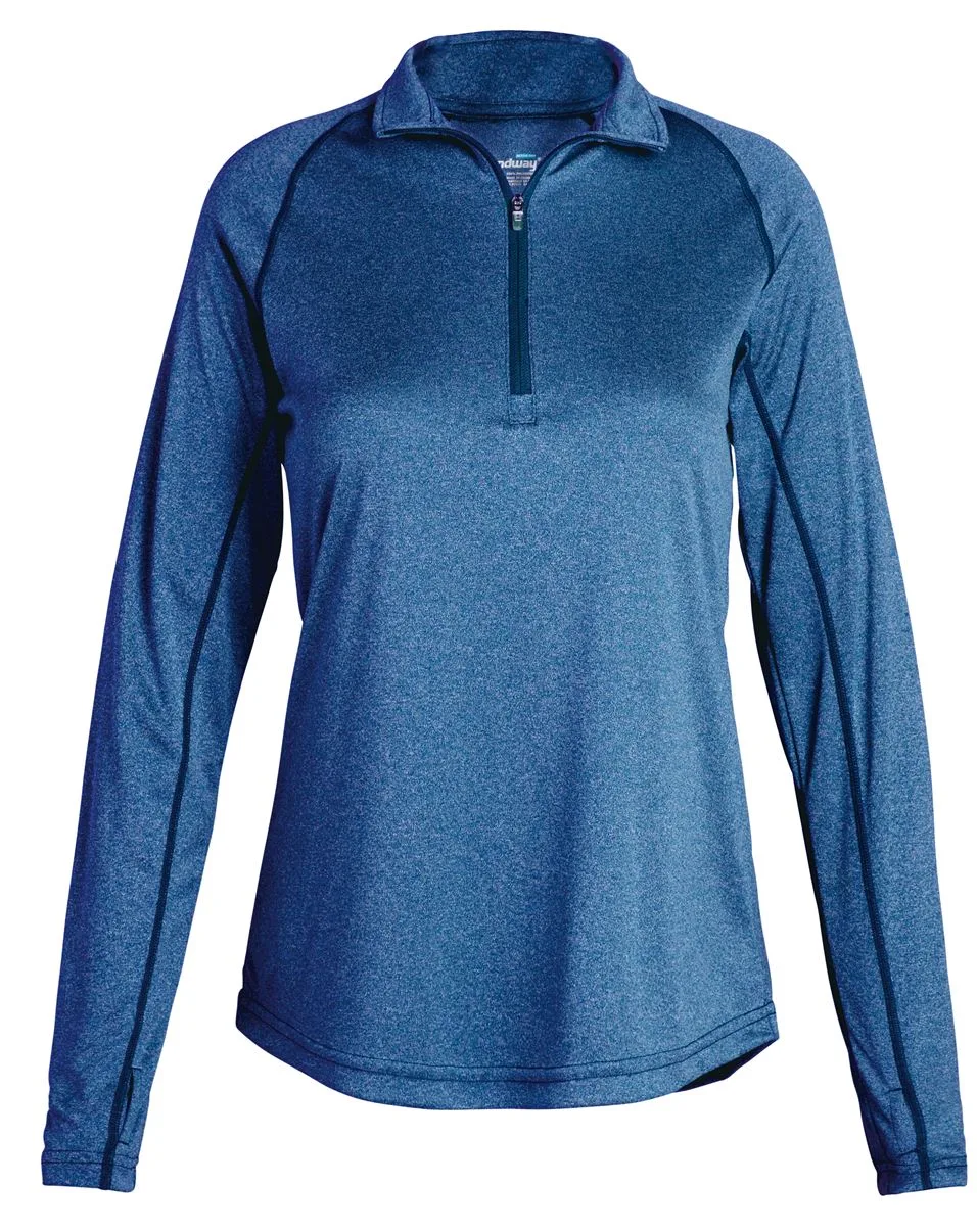 Ladies' Apex ActiveDry® Heathered Baselayer view 4