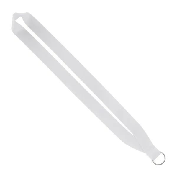IMPORT Rush 1" Dye-Sublimated Lanyard with Sewn Silver Metal Split-Ring view 3