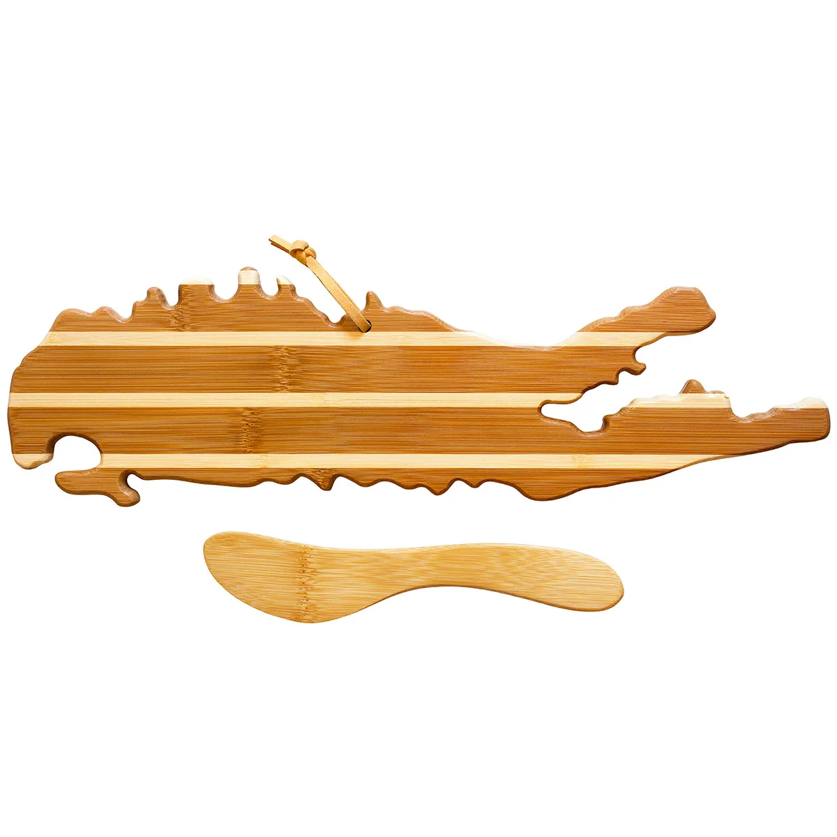 Long Island Charcuterie Board with Spreader Knife Gift Set view 2