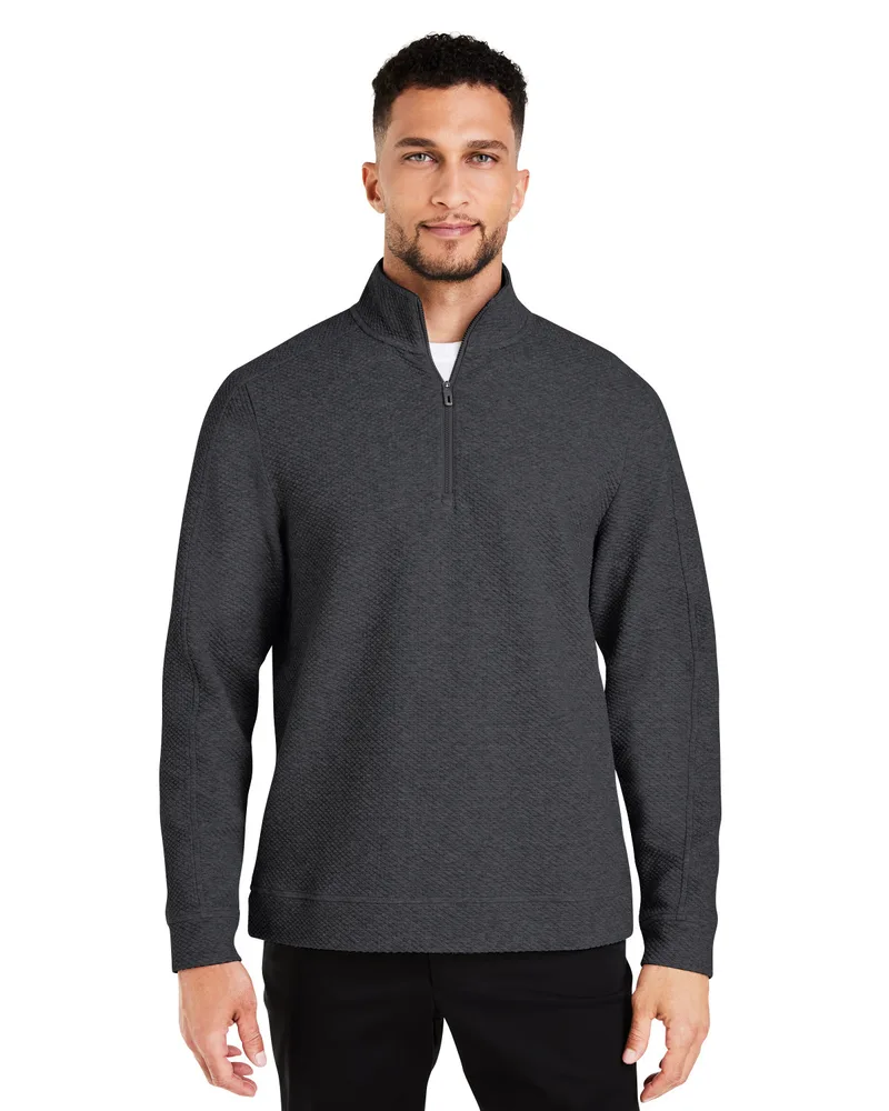 NORTH END® Men's Spirit Textured Quarter-Zip Pullover Sweatshirt
