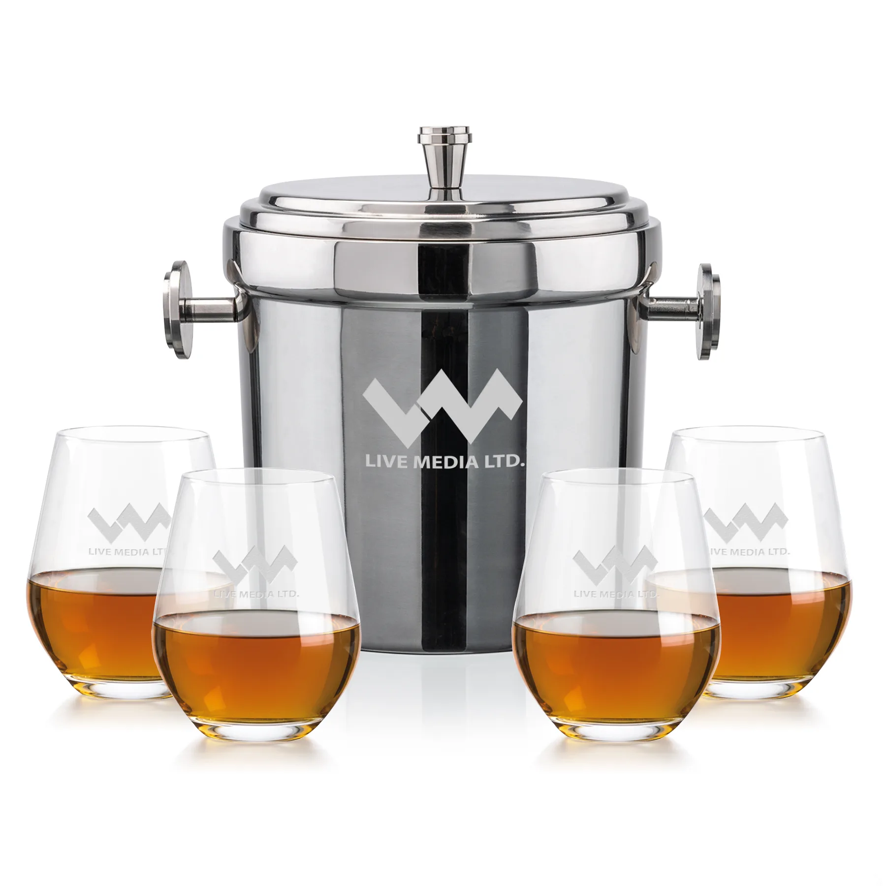 Milano Bucket Set, Laser Engraving, Set of 5