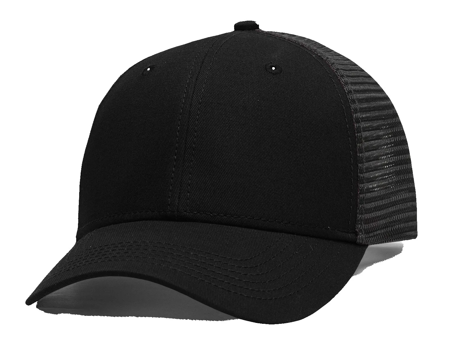 Traditional Structured Low-Profile Mesh Back Cap