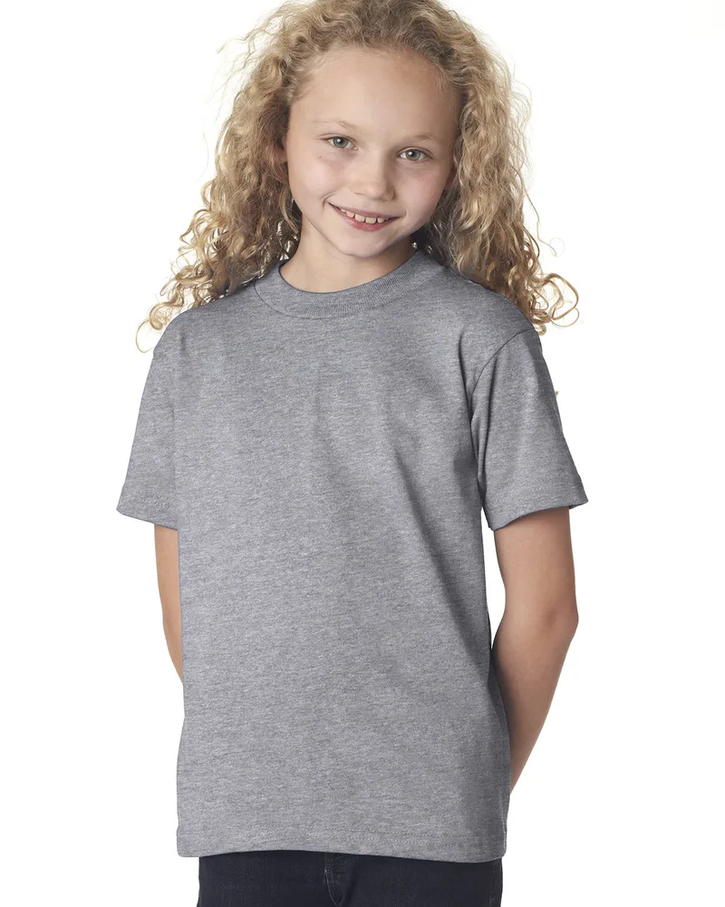 BAYSIDE Youth USA Made Cotton T-Shirt view 7