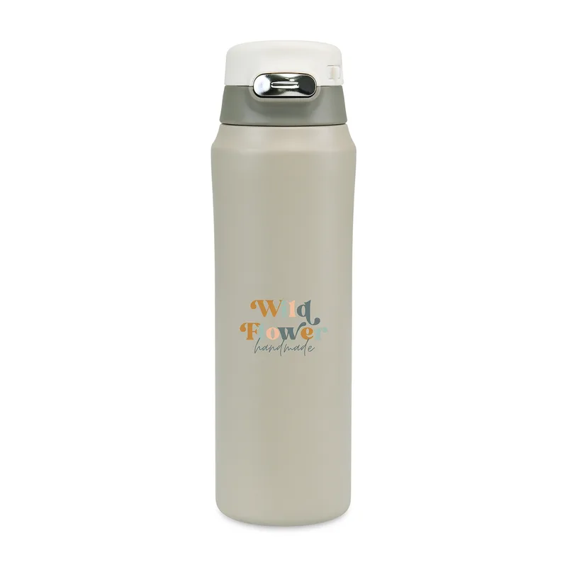 Aviana™ Rowan Recycled Sip Lid Bottle - 16 Oz. - Taupe