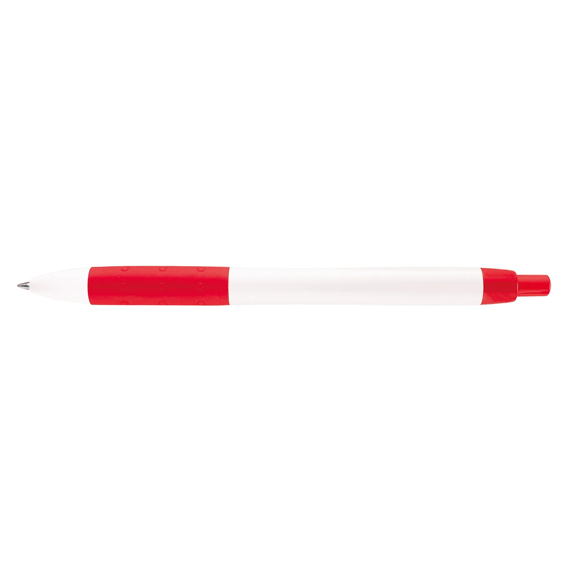 White/Red Blank Back View
