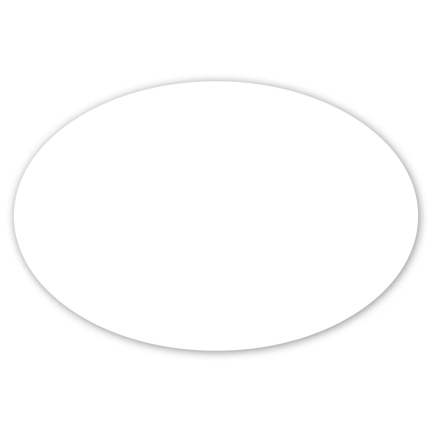 4 X 6" Oval Perm Standard Label view 2