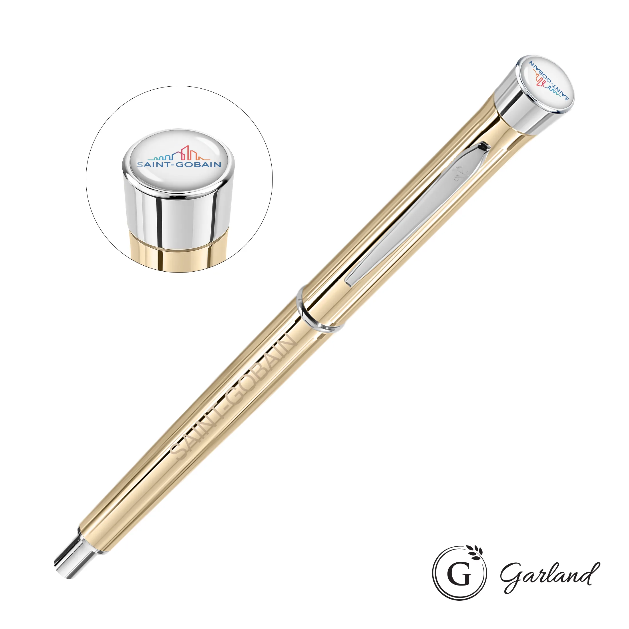 Custom, Mechanical Pencil, Gold, Gold / Chrome