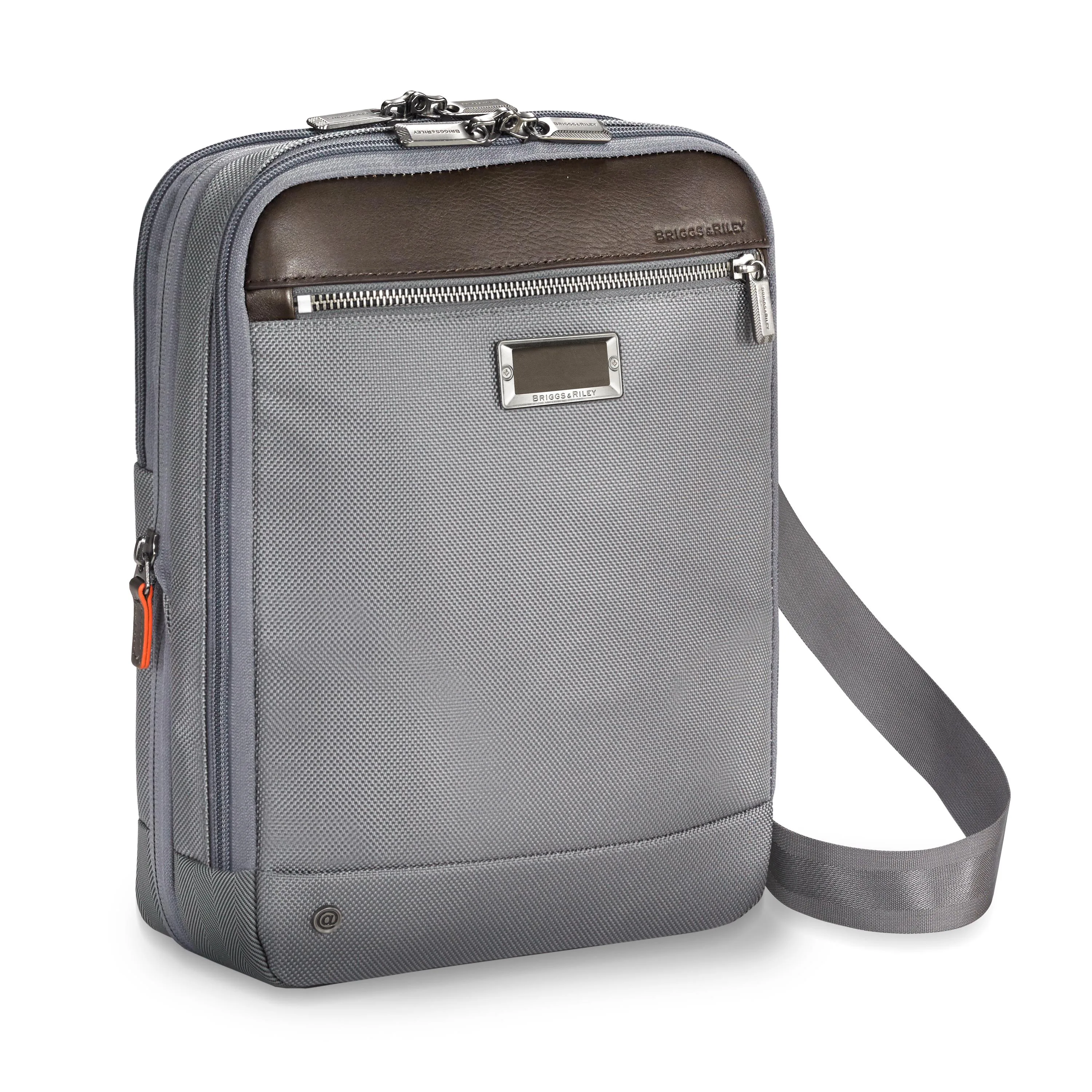 Briggs & Riley™ @Work Expandable Crossbody Bag (Grey)