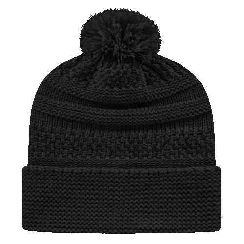 Cable Knit Cap with Cuff view 5