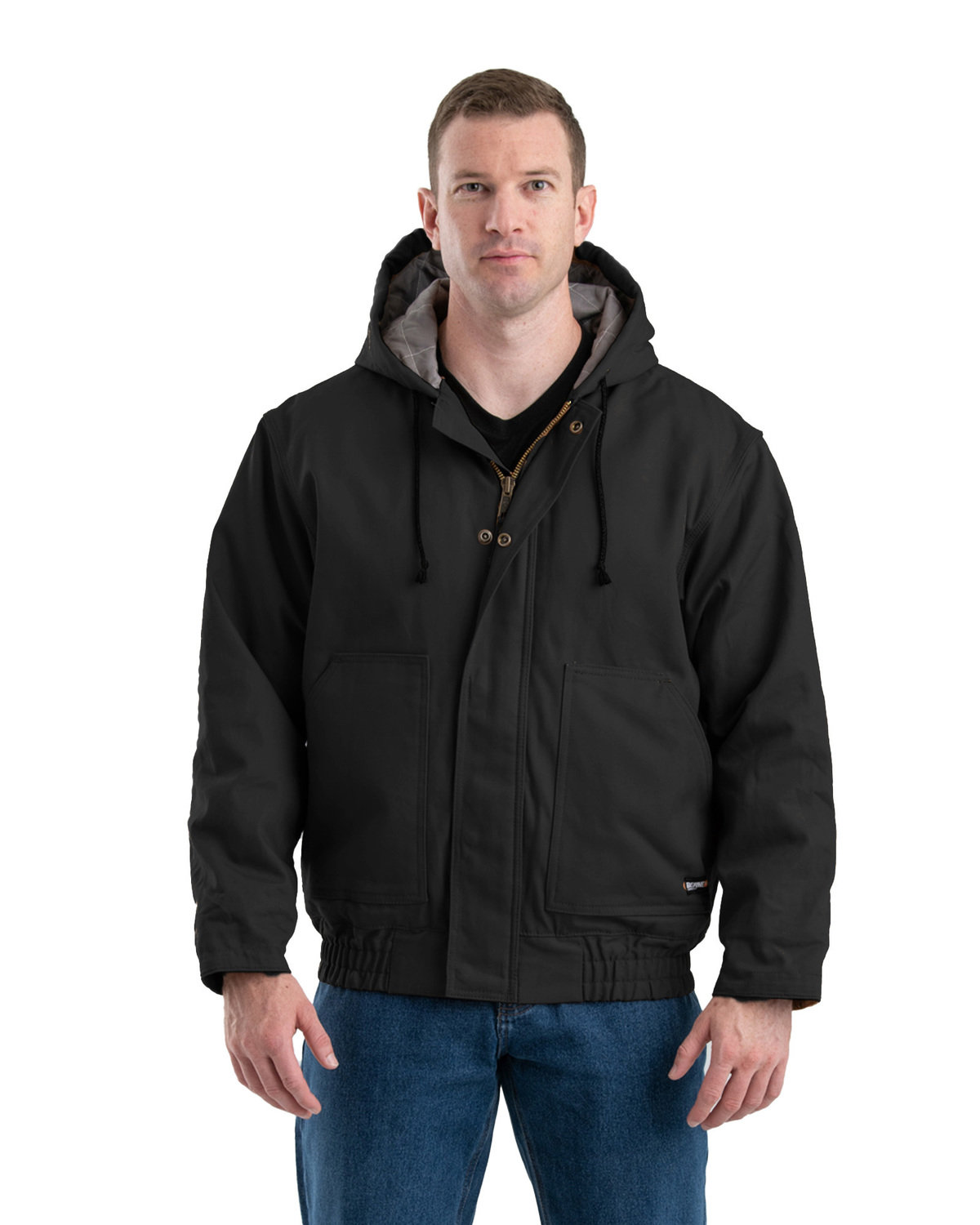 Berne Apparel Men's Flame-Resistant Hooded Jacket