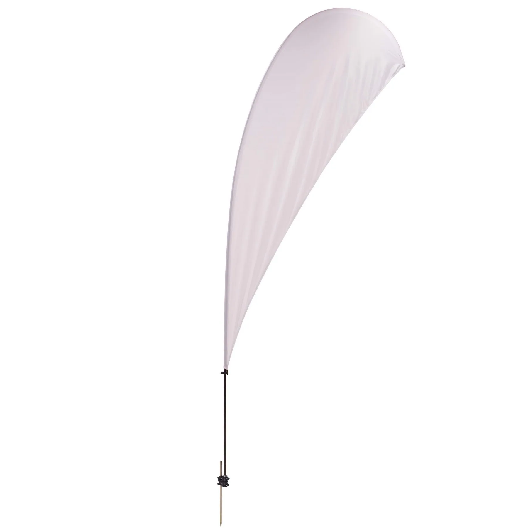 13' Value Teardrop Sail Sign Flag - 1-Sided with Spike view 2