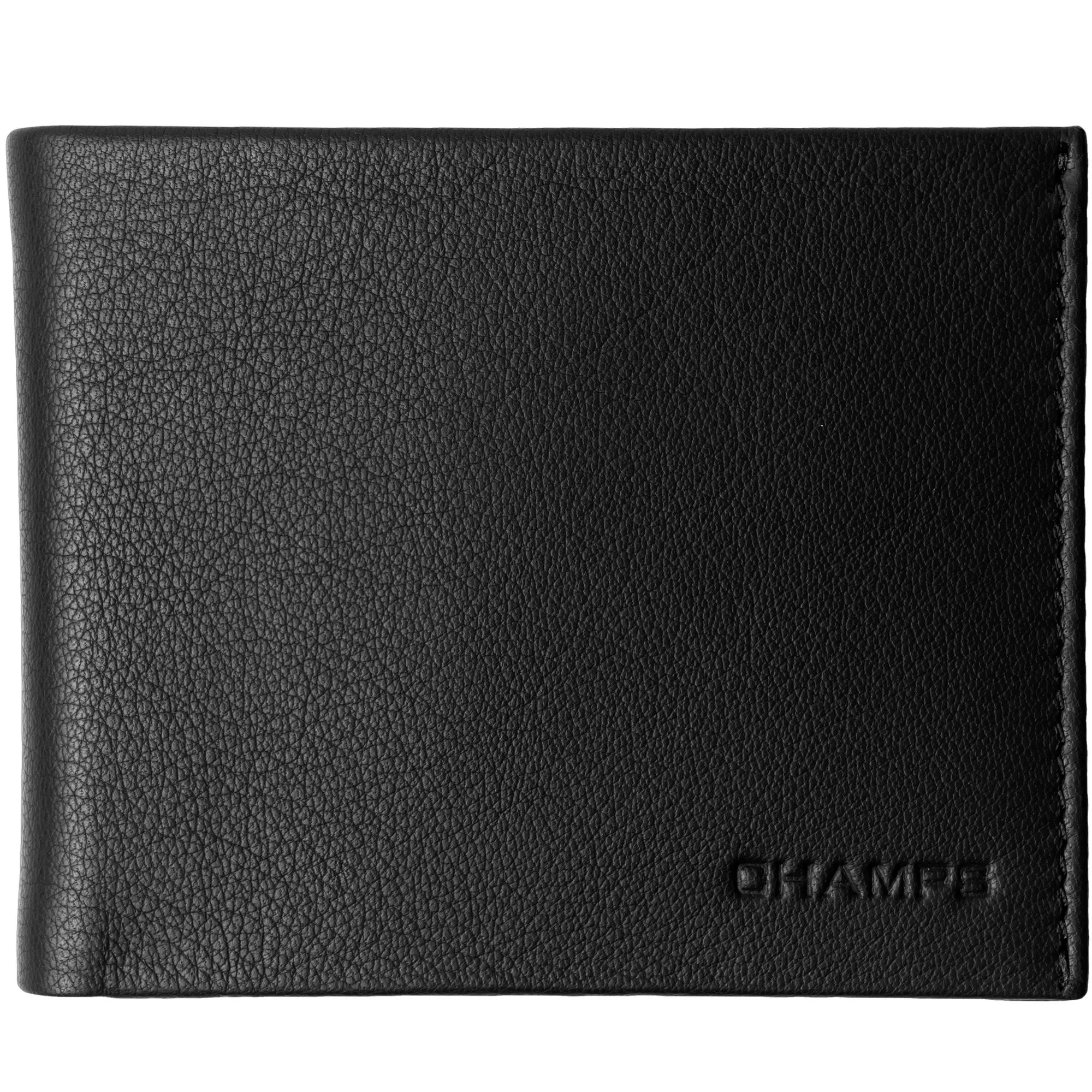Champs Luggage Black Slim Cardholder Wallet Size 4.5"X3.25"X0.25"