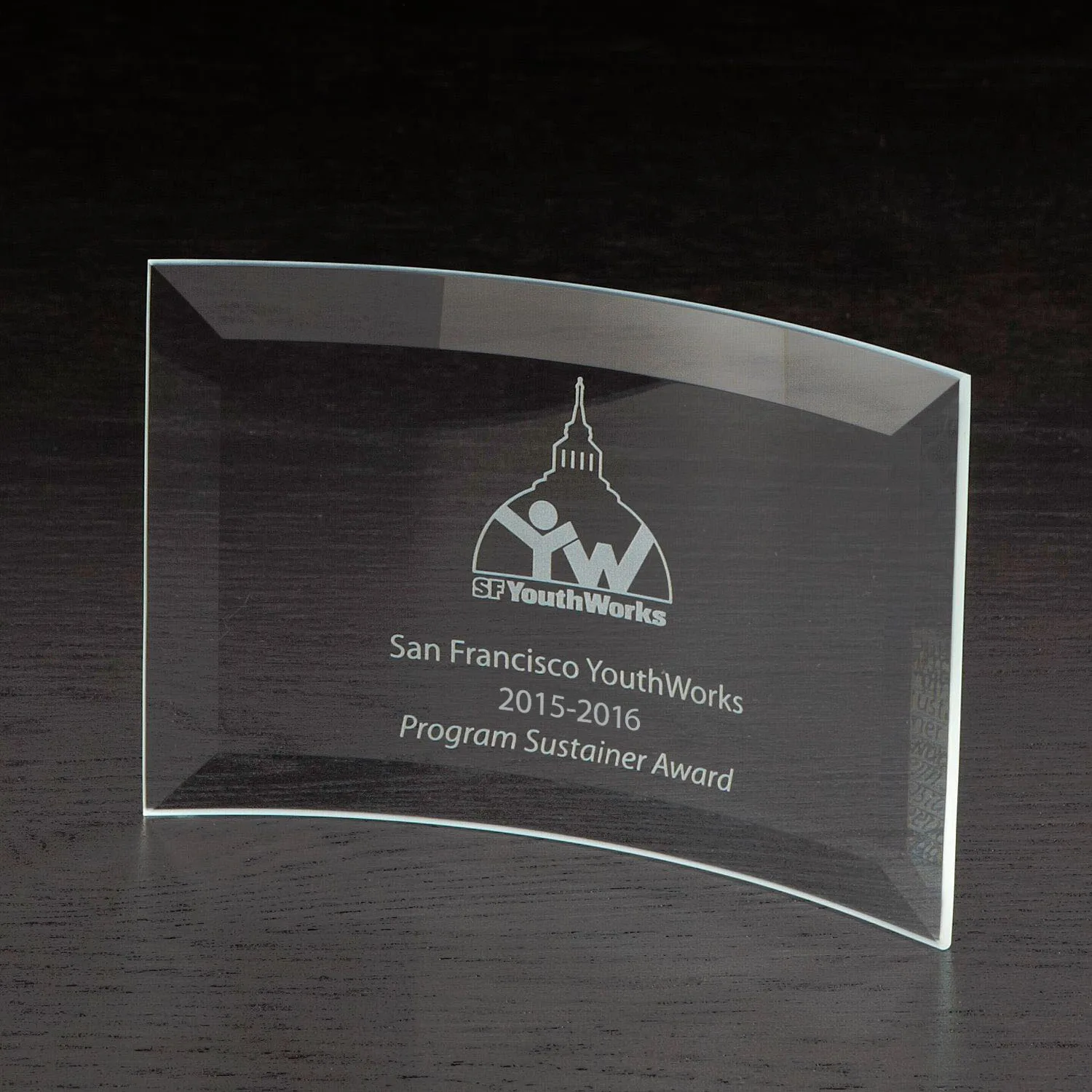 Icon Small Glass Award view 2