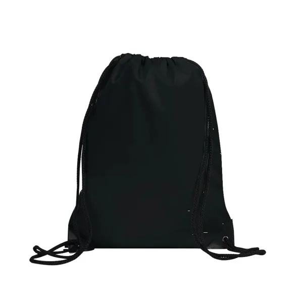 Centauri Recycled Black Trim Drawstring Bag view 3
