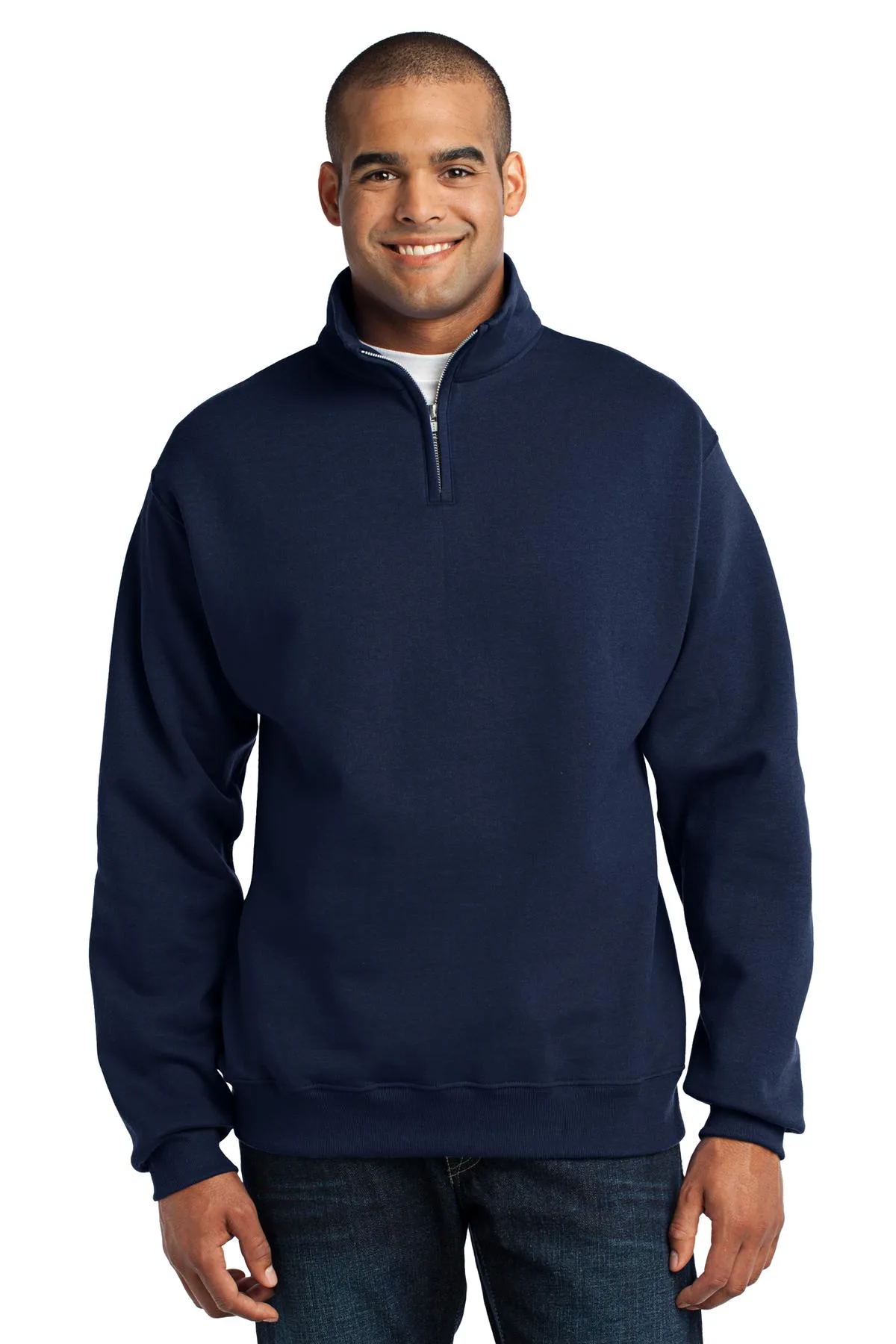 Jerzees® - NuBlend® 1/4-Zip Cadet Collar Sweatshirt. view 5