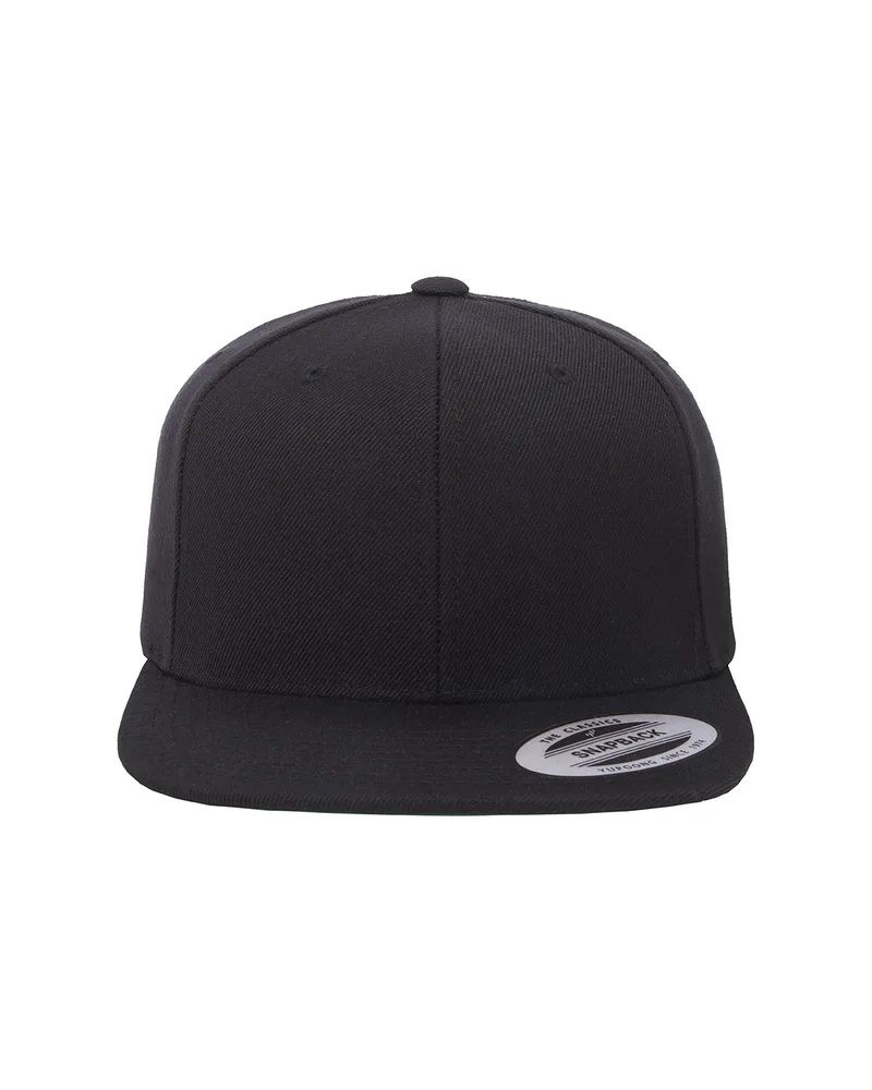 Yupoong Adult Flat Visor Classic Snapback Cap