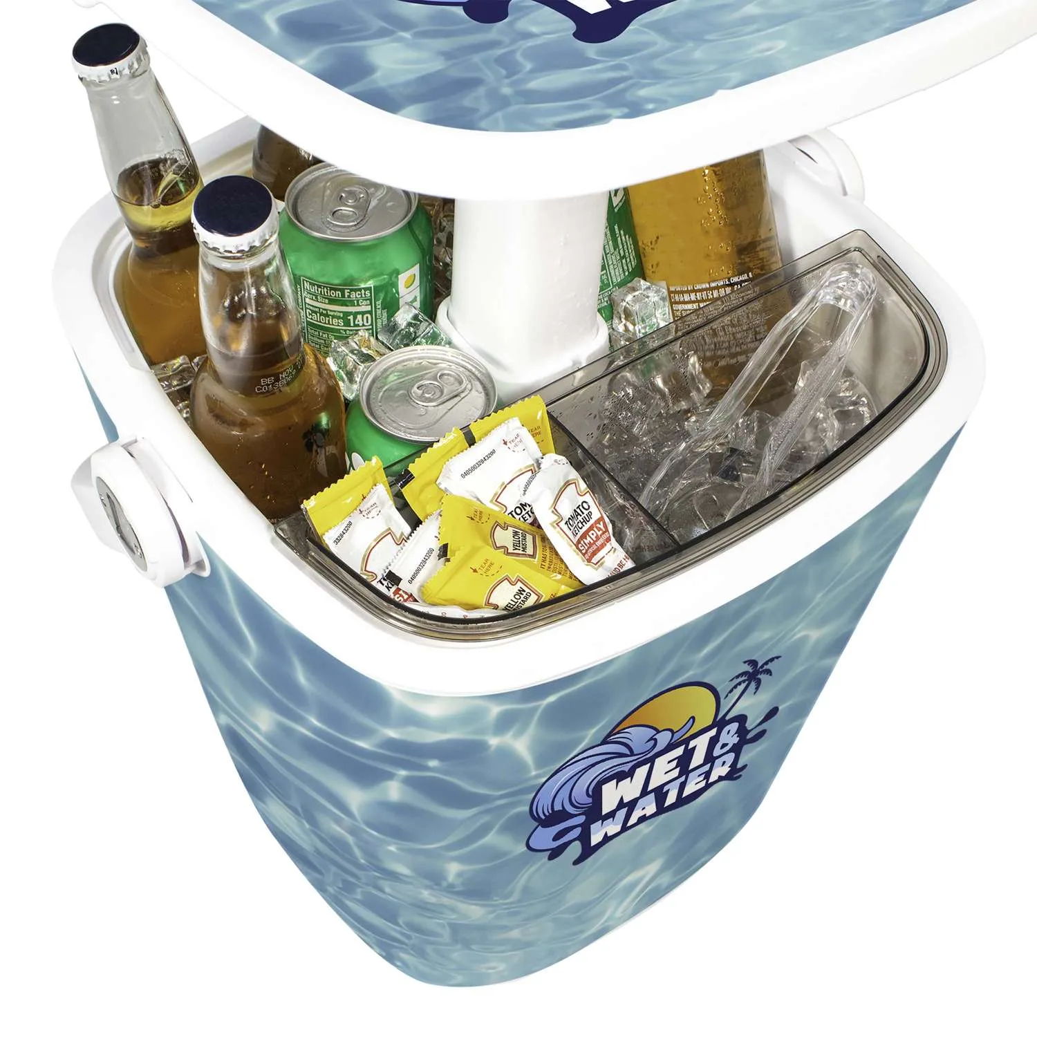 15L Mini Cool Bar, Wrap Graphic and Top Decal view 3