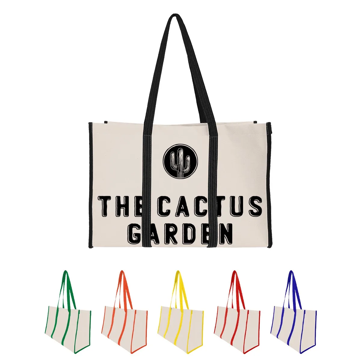 Recycled Canvas Wrap Around Tote Bag view 2