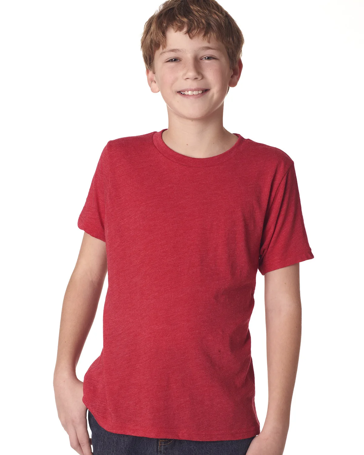 NEXT LEVEL APPAREL Youth Triblend Crew view 7