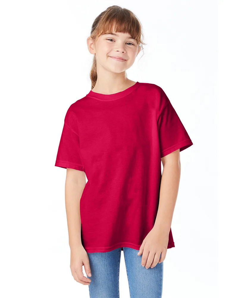 Hanes Printables Youth Essential-T T-Shirt view 2