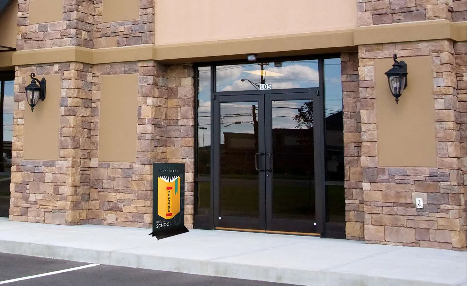 24" Freestanding Sign Holder view 3