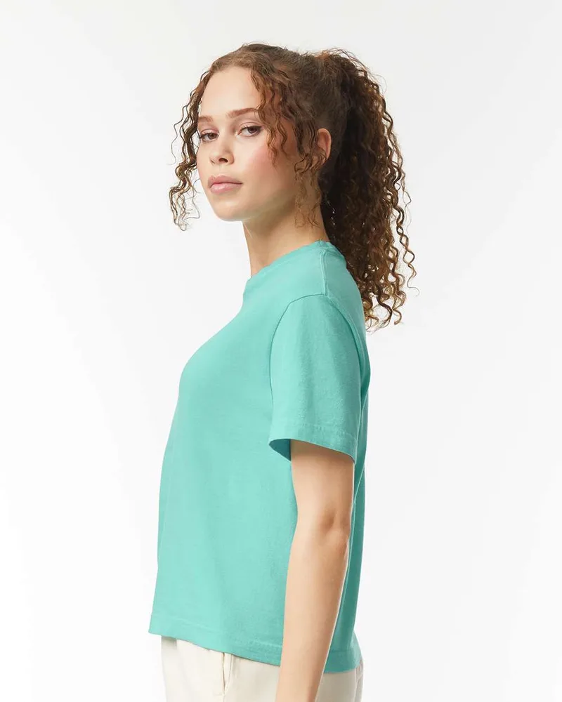 Chalky Mint Green Blank Side View Lifestyle
