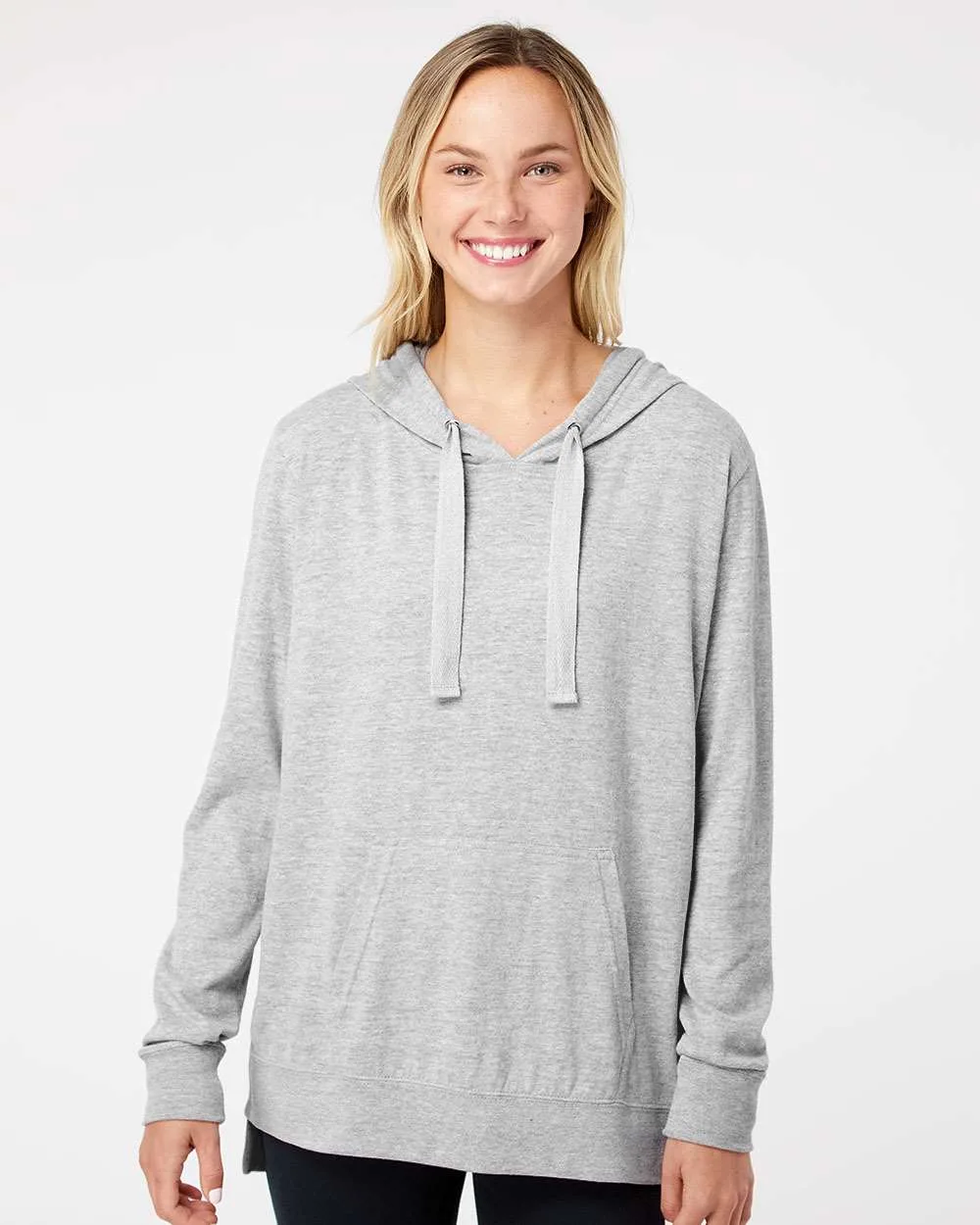 MV Sport® Women's Sueded Jersey Hooded Sweatshirt view 2