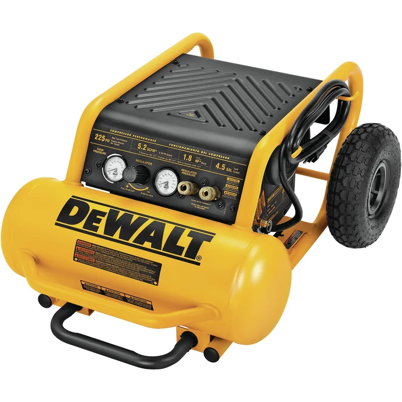DeWalt 1.6 Hp Continuous 225 Psi 4.5 Gallon Compressor