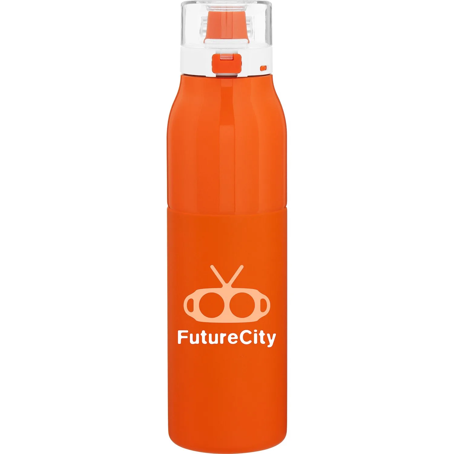 25 oz h2go Vigor Water Bottle (Matte Orange)