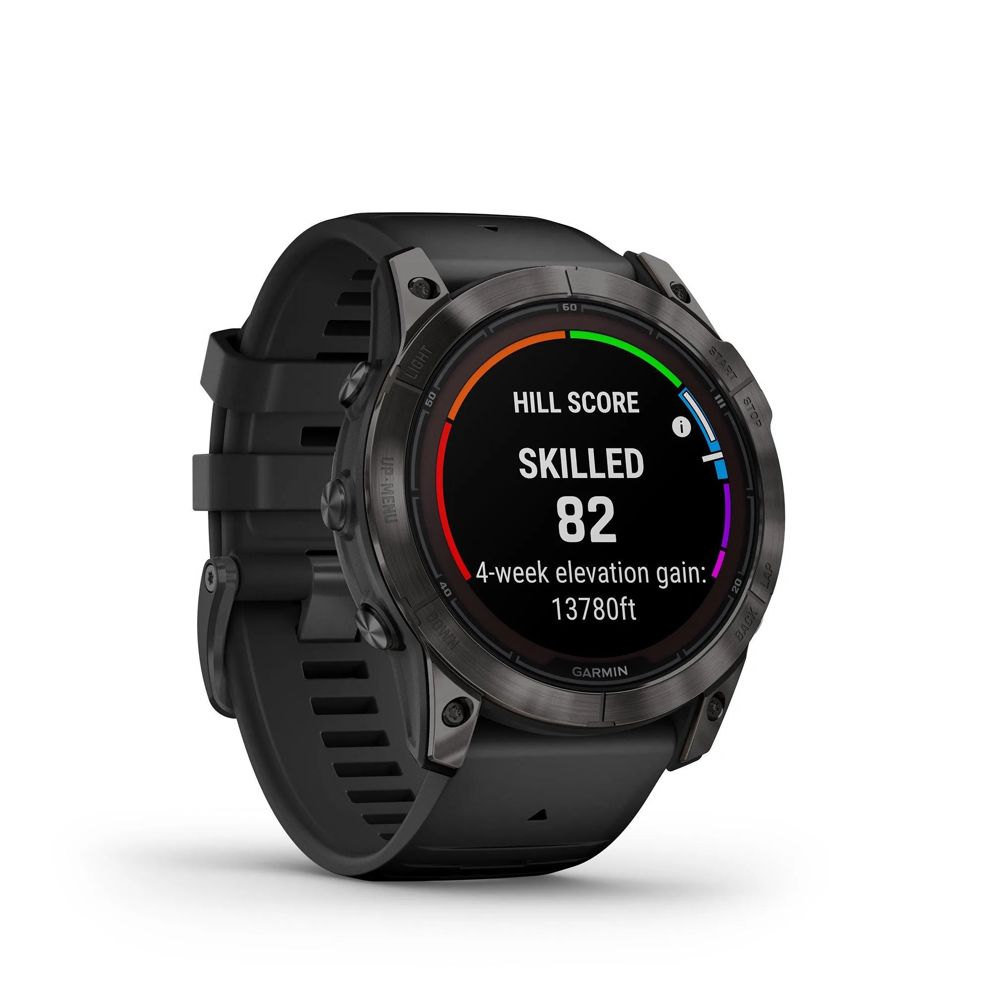 Garmin® Fenix 7X Pro Smartwatch Sapphire Solar Ed Carbon Gray W/ Black Band