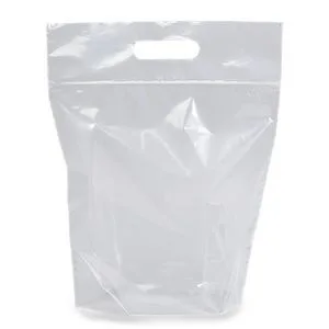 Zip-Close Die Cut Handle Bag - Dynamic Color (12" x 6" x 12") view 2