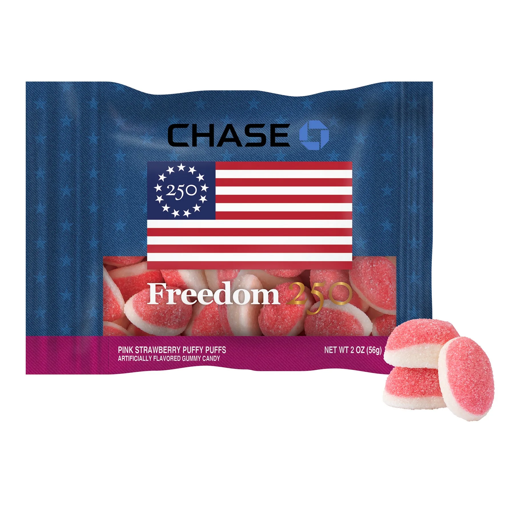 Freedom 250- 2oz. Digibag™- Strawberry Puffs