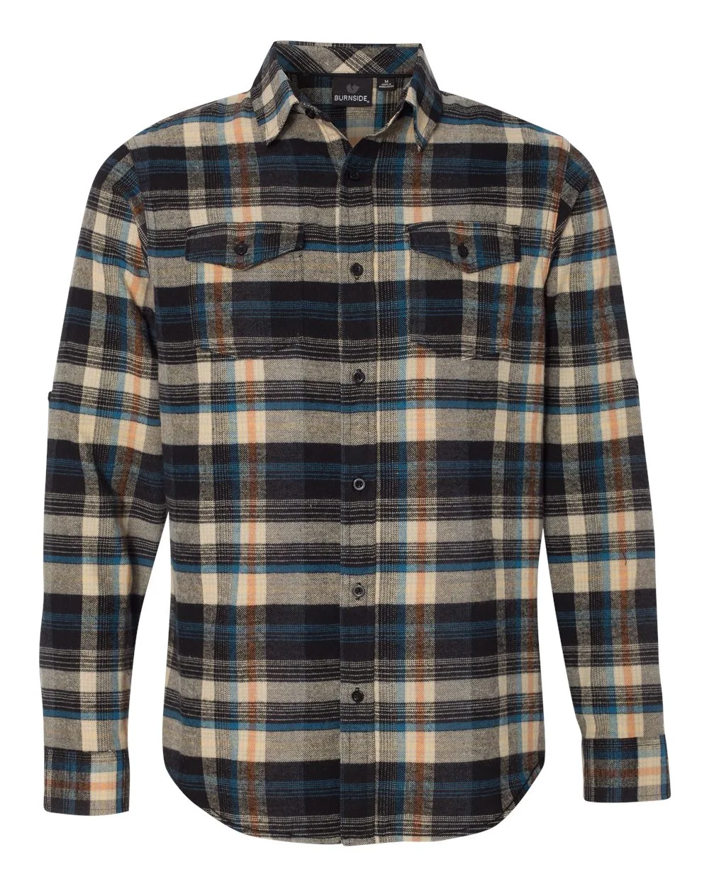 Burnside® Yarn Dyed Long Sleeve Flannel Shirt view 5