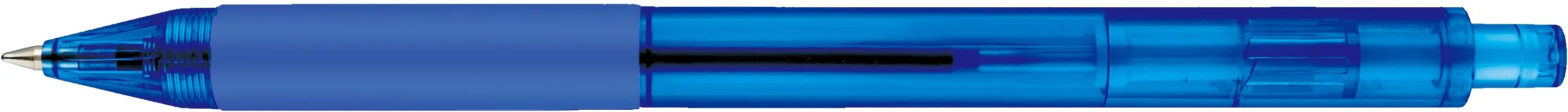 Translucent Blue/Silver Blank Back View
