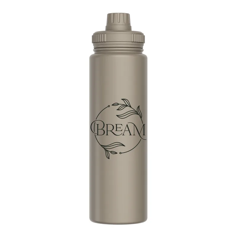 PRIME TIME 710ml / 24 oz RECYCLED STAINLESS STEEL BOTTLE