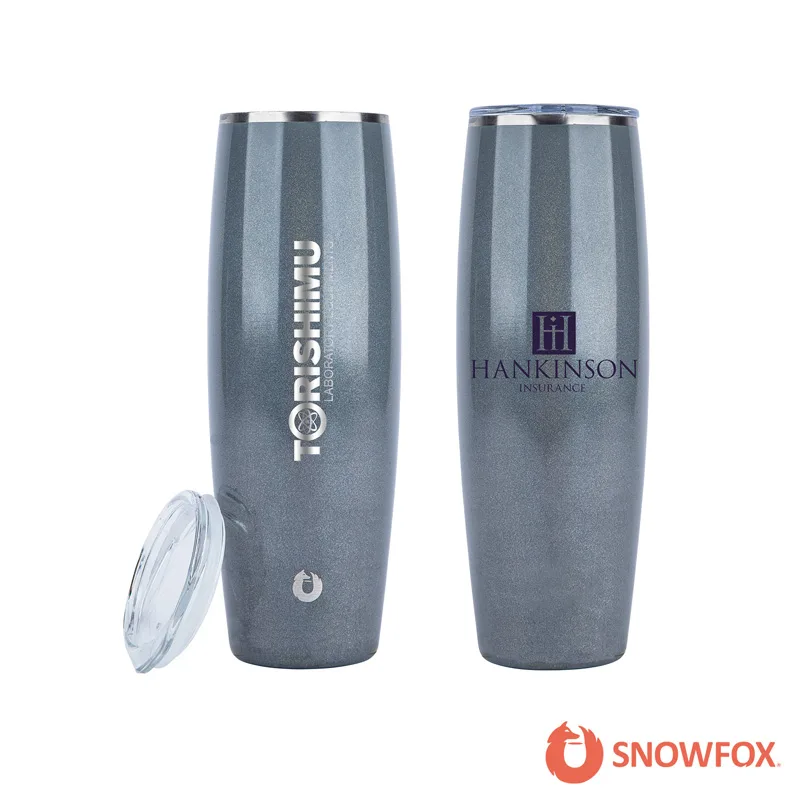 Snowfox 24 oz. Shimmer Finish Vacuum Insulated Beer Tumbler