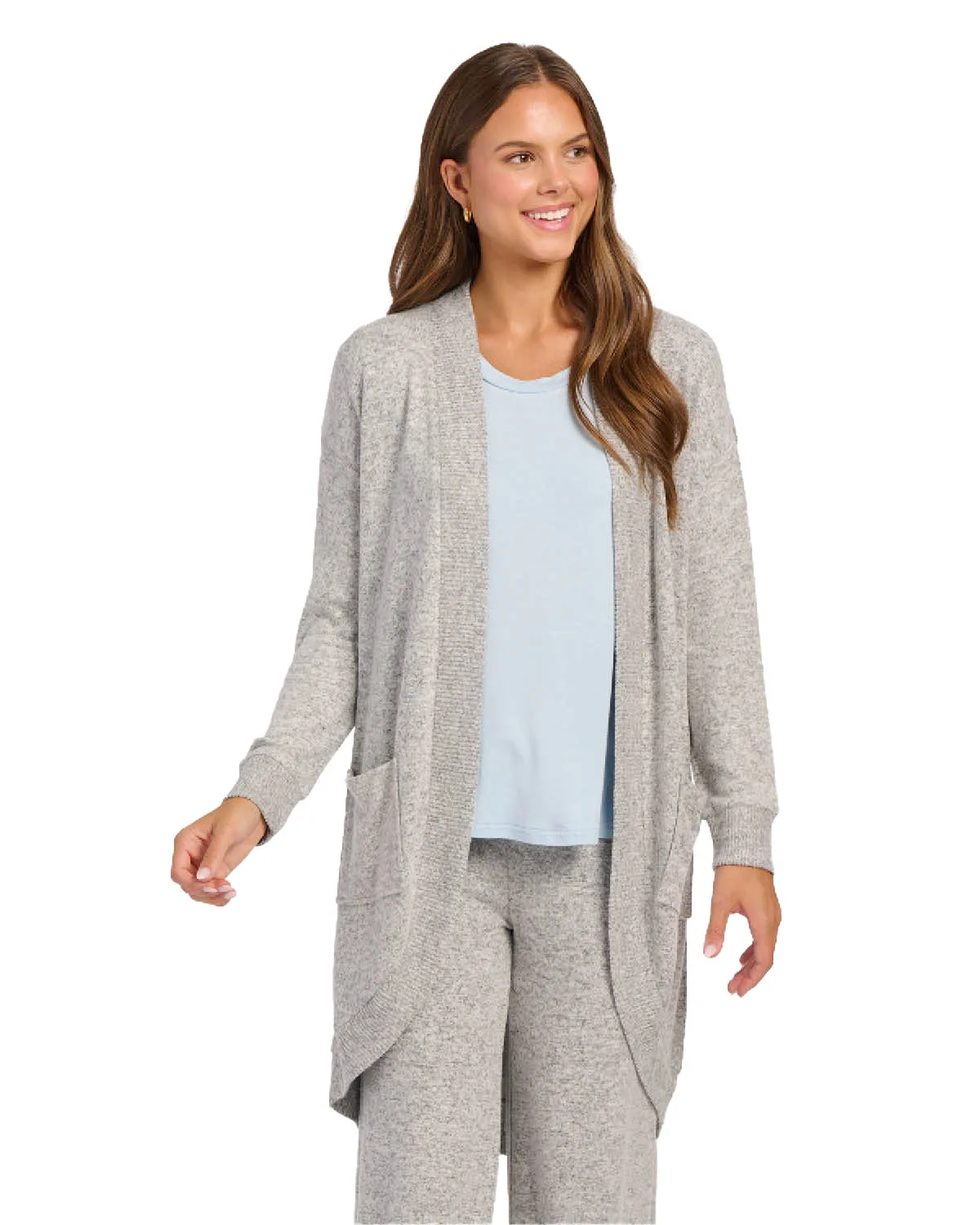 BOXERCRAFT Ladies' Cuddle Fabric Cardigan view 3